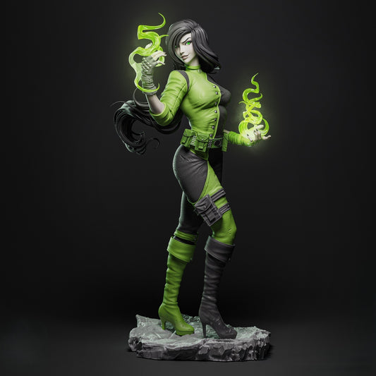 Shego 1/12 Scale Hand-Painted Figurine (15-25cm)