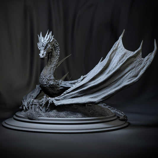 Smaug 90mm Hand-Painted Figurine
