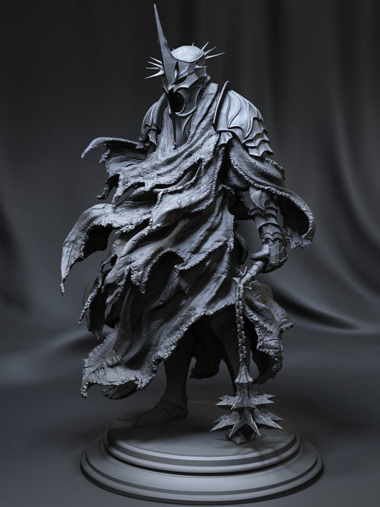Witch King 1/12 Scale Hand-Painted Figurine (15-25cm) with Mace