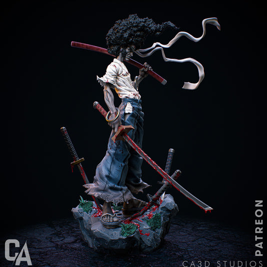 Afro Samurai Figurine 15-25cm tall (1/12 scale)