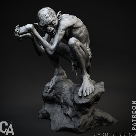 Gollum Figurine 15-25cm tall (1/12 scale)