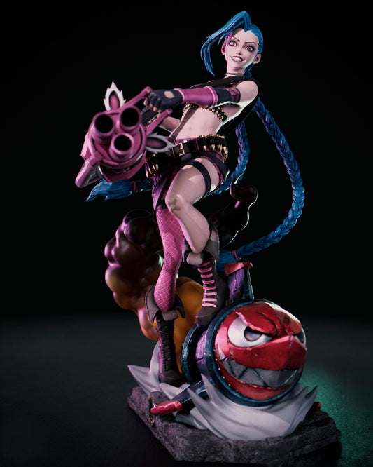 Jinx 1/6 Scale Hand-Painted Figurine (15-30cm)
